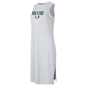 University of Miami Ribbed Tank Dress, medium
